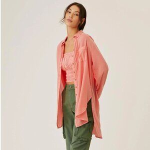 Pilcro And The Letterpress Anthropologie Sleek Buttondown Shirt Top  XXS 268329